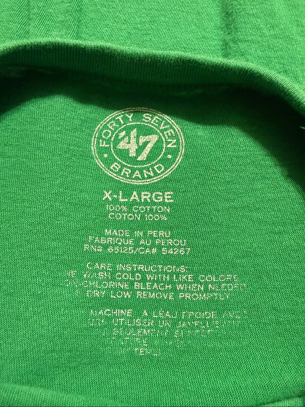 Forty Seven Brand PHILADELPHIA EAGLES HISTORIC GRIT VINTAGE '47 SCRUM TEE XL - Picture 5 of 7